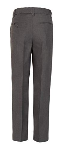 Rgm Boys Dress Pants Flat-Front Skinny Fit Slacks - Poly Rayon Giovanni Uomo New Blue 20 #TOP2
