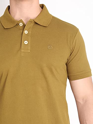 Image of CHKOKKO Men's Polo Cotton Regular Fit Half Sleeves T-Shirt with Pocket