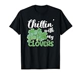 Photo Gallery chillin with my clovers divertente irlandese fortunato san patrizio maglietta Photo Gallery chillin with my clovers divertente irlandese fortunato san patrizio maglietta
