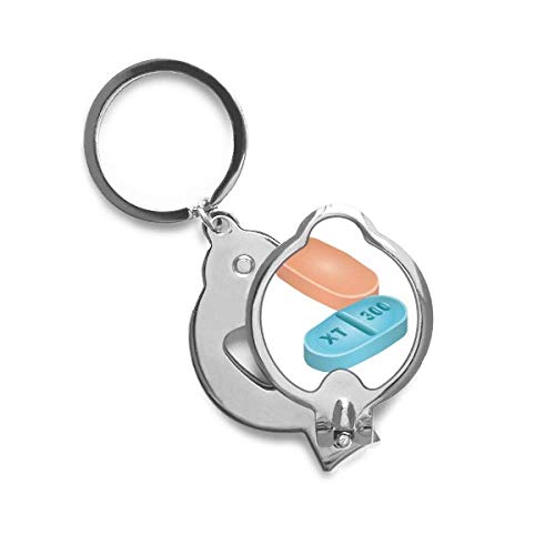 DIYthinker Health Care Products Pill Illustration Pattern Fingernail Cutter Trimmer