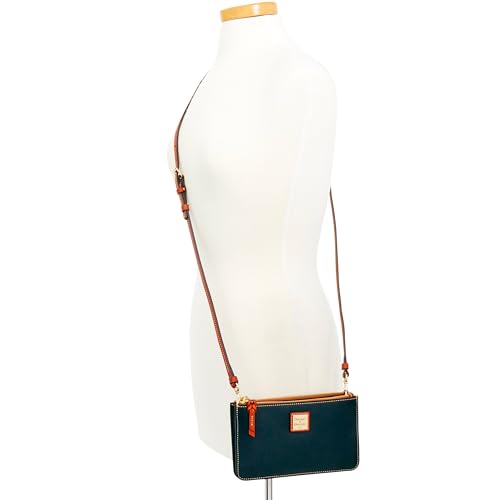 Dooney & Bourke Small Crossbody Bags for Women, Leather Ella Crossbody Clutch Purse with Removable Strap4
