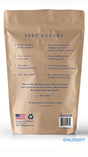 Airplane Seat Cover (2 Disposable Covers)