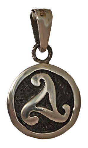 Preisvergleich Produktbild Triskele Anhänger Keltenschmuck Silber 925 handgesägt Charm