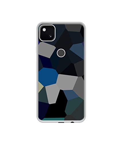 Image of Mathematical Shape Design Printed Silicon Soft TPU Back Case Cover for Google Pixel 4A