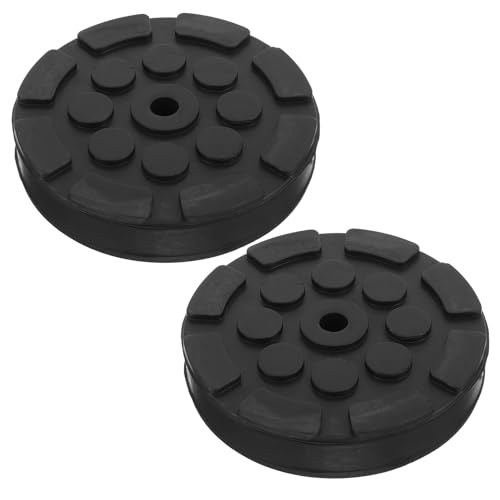 CONGARTENO 2個 自動車用ジャッキスタンドラバーアダプター 八角形耐久性ゴム製フロアジャックパッド 振動 騒音低減 車両と地面保護用