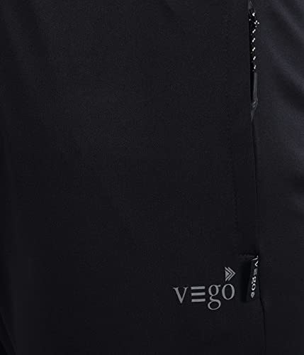 Image of VEGO 4 Way Lycra Track Pant for Mens, Dry Fit Track Pant for Men