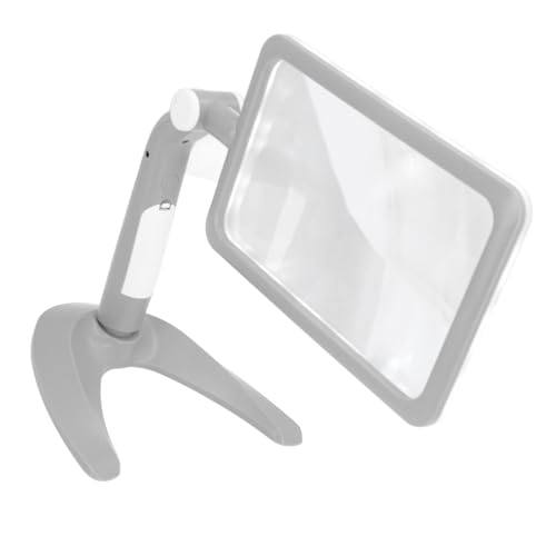 Loupe de lecture rectangulaire Pilipane à 48 LED et 3 modes d'éclairage - 3