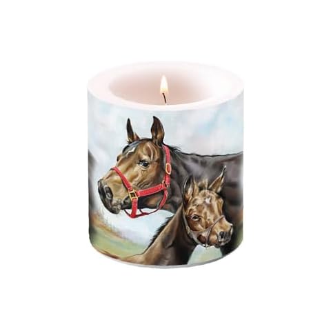 Bougie ronde animaux Ambiente Cover