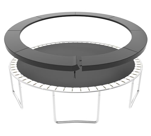 AIVEFEN Trampoline Pad Replacement 10/12/14/15/16FT Trampoline Spring Cover No-Hole for Pole Waterproof Trampoline Safety Pad Trampoline Replacement Parts & Accessories