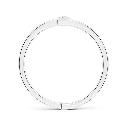 ANGARA Natural Diamond Princess Cut Bypass Ring for Women in 14K Solid Gold | Birthday, Engagement, Anniversary, Wedding Jewelry Gift for Women2