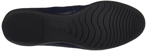Clarks Neenah Garden, Ballerine Donna, Blu (Navy