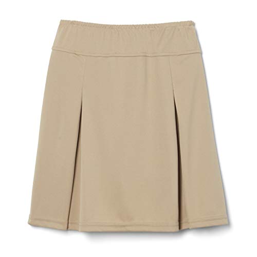 Falda pantalón de tablas color caqui para niñas pequeñas de 3 años 2