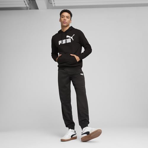Image of PUMA | Essentials No. 1 Logo Men's Relaxed Fleece Hoodie Black