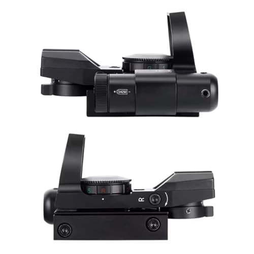 Reflex Red and Green Dot Sight with Laser, 22mm Rail, 4 Reticles