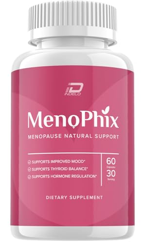 Indelo MenoPhix Menopause Natural Support Capsules - MenoPhix Supplement, MenoPhix Menopause, MenoPhix Supplements for Women Natural Support, MenoPhix Reviews (1 Pack - 60 Capsules)