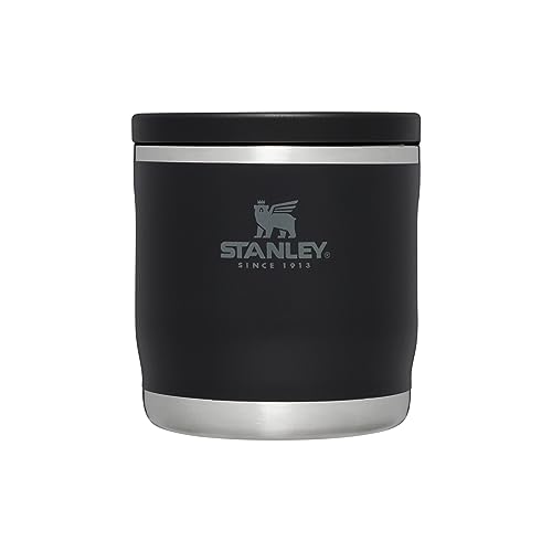 STANLEY 1913 Adventure To-Go Food Jar 0.35L - 4 Heures Chaud - 4 Heures Froid - Anti-Fuite - Alimentaire Chaud - Lavable au Lave-Vaisselle - Sans BPA - Negro