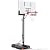 AWII SPORT Basketball Hoop Outdoor 10ft Adjustable, Portable Basketball Hoop Goal System with 44 Inch Shatterproof Backboard for Kids Youth Adults Play in Backyard/Courts/Indoor (Hand-Pull)