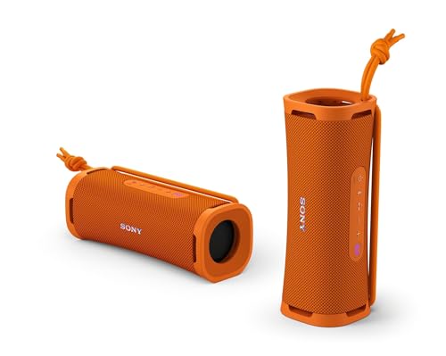 Sony ULT Field 1 - Enceinte Portable sans Fil Bluetooth ULT Power Sound, Basses Profondes, IP67, étanche à l'eau/poussière et antichocs, Batterie 12h, Prise d'appel, extérieur, Voyage - Orange
