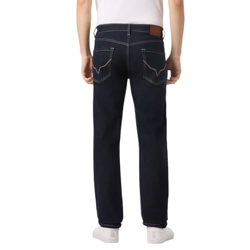 Image of Pepe Jeans Men's Straight Fit Jeans|Mid Rise |Stretchable Fabric| Jeans for Men | Available in Plus Size