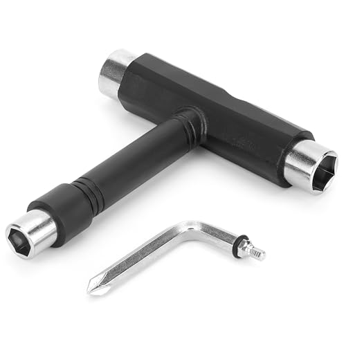 OAOJUBR Skate Tools, Multifunctional All-in-One Skateboard Wrench, 2-in-1...