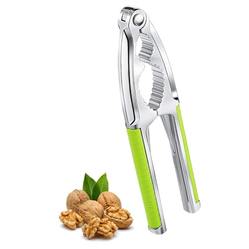 TOPZFL Casse Noix,Casse Noisette,Acier Inoxydable Casse-Noisett,Casse Noix en Métal,Casse Noix avec Poignée Antidérapante,Noyer Outil Ouvreur,pour Toutes Sortes De Noix,Homard,Casse Pince Crabe.