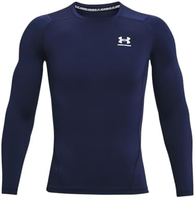 Under Armour Men's Ua Hg Armour Comp Ls Long-Sleeve Sports Top, Breathable Long-Sleeved Top for Men (Pack of 1)