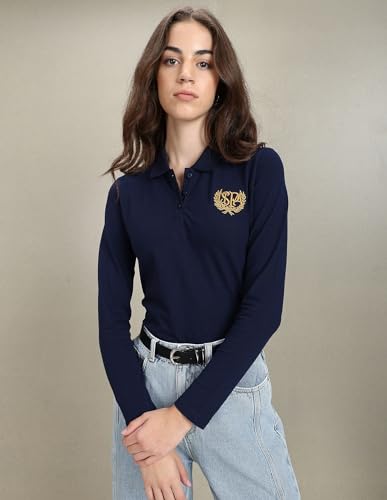 Image of U.S. Polo ASSN. Women's Cotton Slim Fit T-Shirt