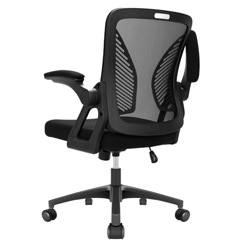 Milacyee Chaise de Bureau Ergonomique, Chaise de Bureau avec accoudoirs réglables, Soutien...