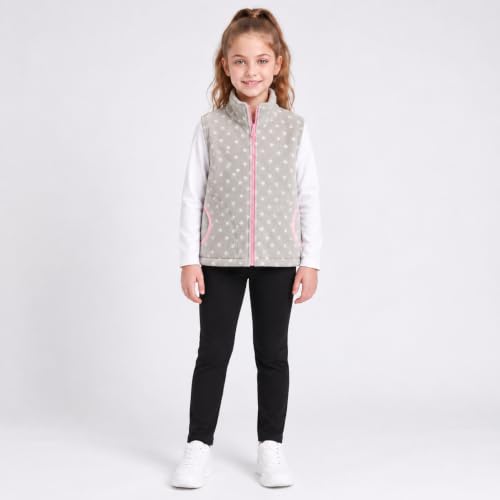 Image of Mud Kingdom Boys Girls Polar Fleece Vest Winter Thick Warm Outerwear Funny Cartoon