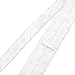 AMITER Woven Necktie for Freemason, Mens Fashion Neck Ties with Masonic Square & Compass - White