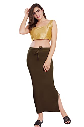 Image of RANI SAAHIBA Women's Stretchy Slim Fishcut Petticoat Cotton Shapewear