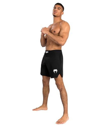 VENUM Contender Pantalones Cortos de Lucha para Hombre - Negro/Blanco - XL - imagen 3