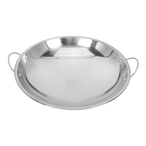 Ipetboom Olla Inoxidable para Cocina Práctica Cacerola Ligera y Portátil para Recalentar Alimentos para Reuniones Familiares y Fiestas