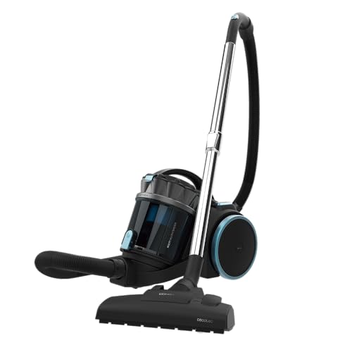 Cecotec Aspirapolvere a Traino Senza Sacco Conga Rockstar Multicyclonic XXL Animal Plus, 800W, 20kPa Aspirazione, MultiCyclonic System, EasyMove, Filtro Alta Efficienza 4L Serbatoio 9m Portata