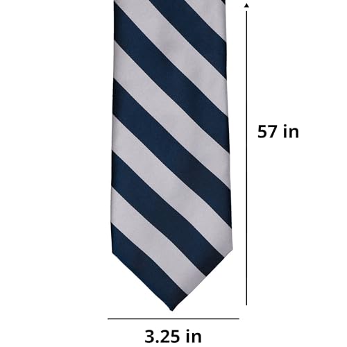 Image of tiemart Men's Striped Tie Standard Length