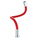 ATCO® Grifo flexible para fregadero de cocina, caño en forma de S, 3/4", color rojo