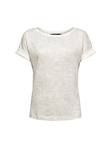 ESPRIT 061eo1k301 T-Shirt Donna, Bianco (White