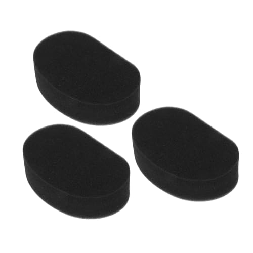 NUOBESTY 3 Esponjas Curvas para Encerar Neumáticos de Coche, Esponjas de Pulido de Alta Densidad, Herramienta para Pulir Automóviles, Accesorio para Lavado y Cuidado de Ruedas, Uso