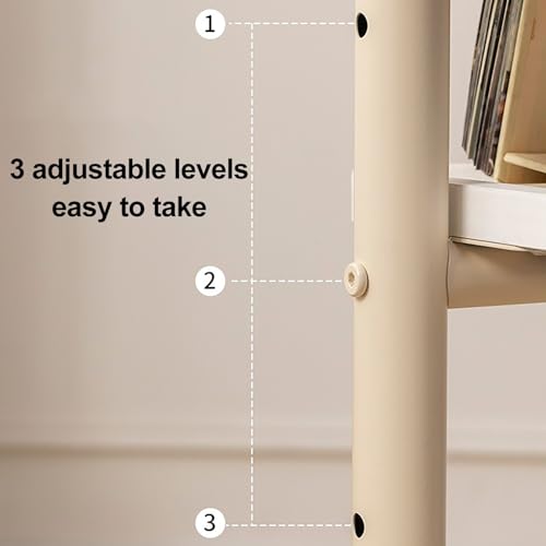 Soporte móvil para TV hasta 110 lb, ajuste altura, ruedas miniatura 4