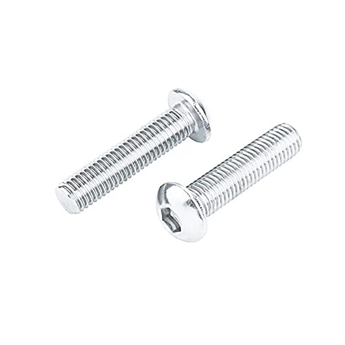 Histure 50PCS 50 Pcs 1/4-20 X 2 Inch Button Head Socket Cap Bolts Screws,304 Stainless Steel 18-8,Allen Socket Drive,Bright Finish,Fully Machine Thread  thumb #5