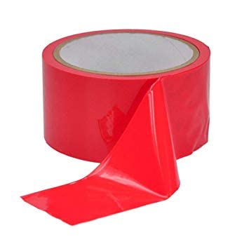 Cinta Estática Antiadherente Con 2 Rollos De 50 X 2 Pulgadas, Sin Pegamento, Adsorción Electrostática, Estática O No Adhesiva, Cinta Rosa Y Roja