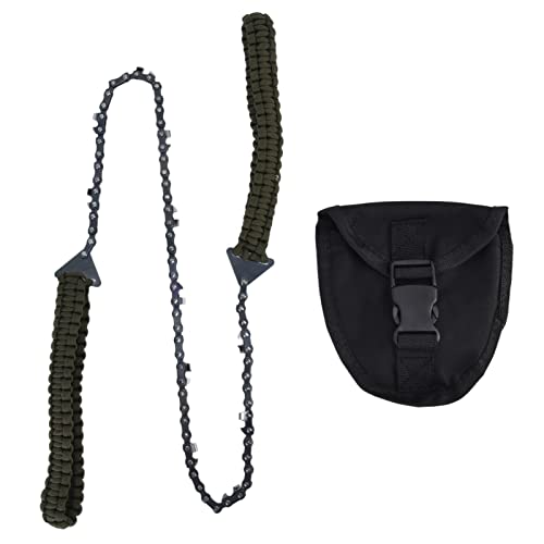 24in Pocket Chain Saw, Hand Rope Chain Saw, Outdoor Camping Hand Rope Chain Saw, Portable Wood Cutting Pocket Chainsaw for Tree Limb, Outdoor Camping, Tree Pruning, Hand Rope Chain Saw, 24in Pocke