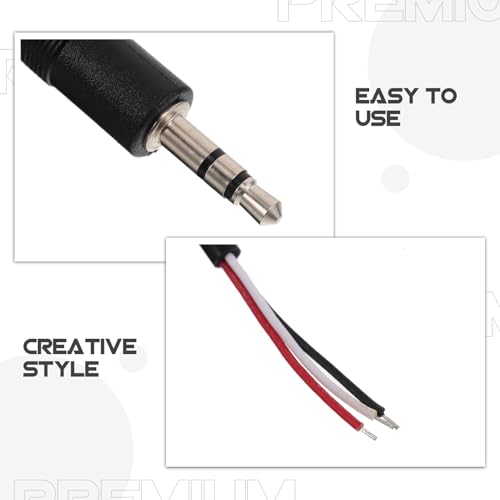 Cable audio jack 3.5mm 20 pzas para reparación miniatura 3