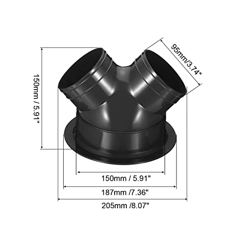 PATIKIL 3 Way Duct Splitter - Image 2