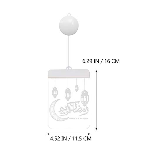 Mobestech Ramadan LEVOU Pendurado Luzes Da Noite Decorações Ramadan Muçulmano Eid Mubarak 1 Estilo O