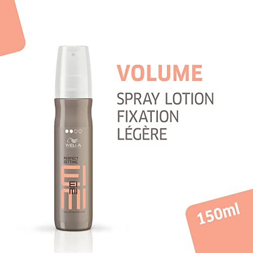 Eau de coiffage volume Wella EIMI Perfect Setting 150ml pour un brushing texturisé et brillant