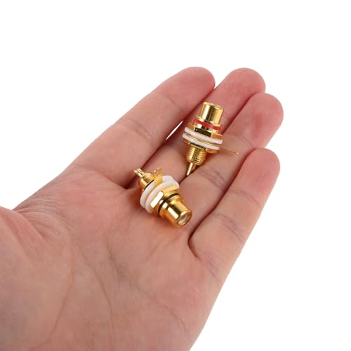 Conector de audio tipo lotus con enchufe de horquilla SHINEOFI para un sonido sin interferencias 4