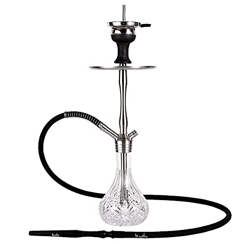 Aladin Shisha MVP 470 Flower - Pipa de agua con difusor de acero inoxidable Cover