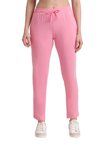 Image of T T Women Regular Fit Poly Jersey Solid Trackpant
