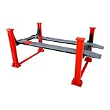 Colcolo RC-Miniatur-Hebebühne, tragbar, RC-Autoständer, für 1/18-Crawler, realistische manuelle Hebebühne, Reparaturwerkstatt, Vier Beiträge